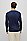 棉质和羊毛混纺长袖 T 恤,  404_Dark Blue
