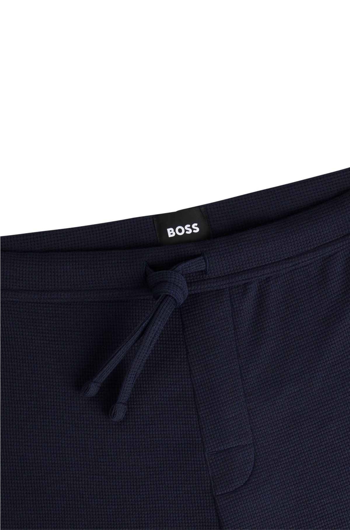 - logo Cotton-blend pyjama with embroidered BOSS bottoms