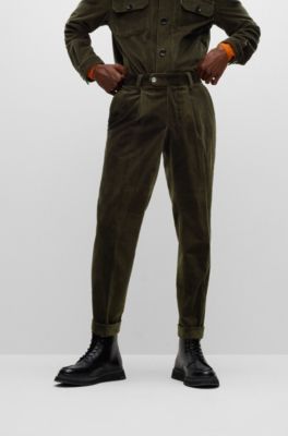 Tapered-Fit Cord-Hose aus Stretch-Baumwolle HUGO BOSS Herren Kleidung Hosen & Jeans Lange Hosen Stretchhosen 