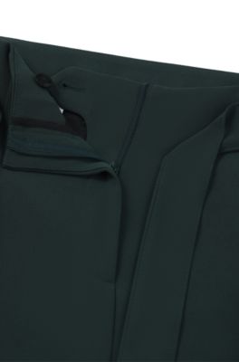 リラックスフィットパンツ ジャパニーズクレープ, ダークグリーン