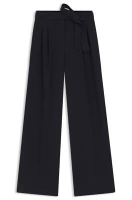 Boss Relaxed-fit trousers in Japanese crepe kostymbyxor dam – bild 4