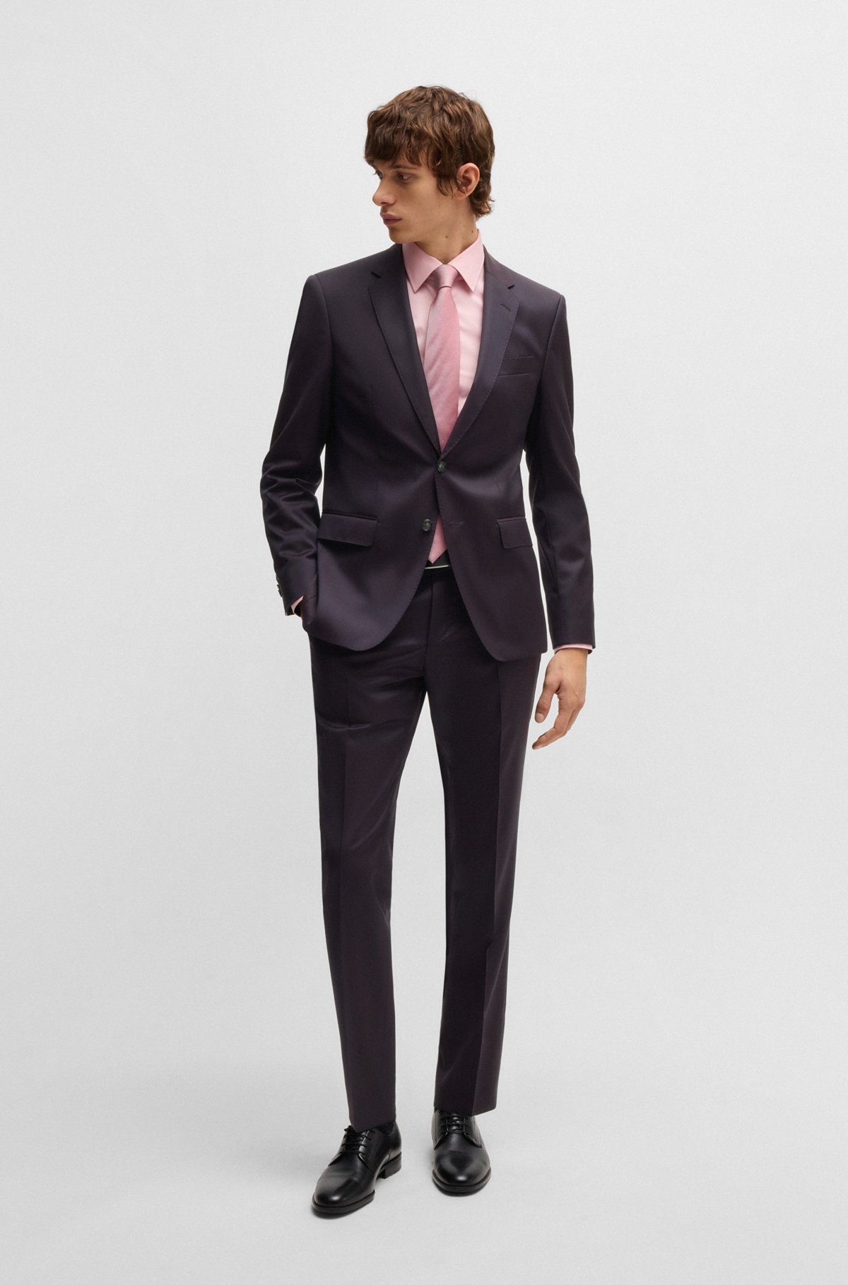 BOSS - スリムフィットスーツ パフォーマンス バージンウール BOSS - スリムフィットスーツ パフォーマンス バージンウール