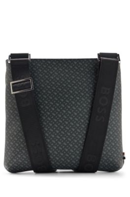 BOSS 이탈리안 모노그램 프린트 패브릭 엔벨로프 백