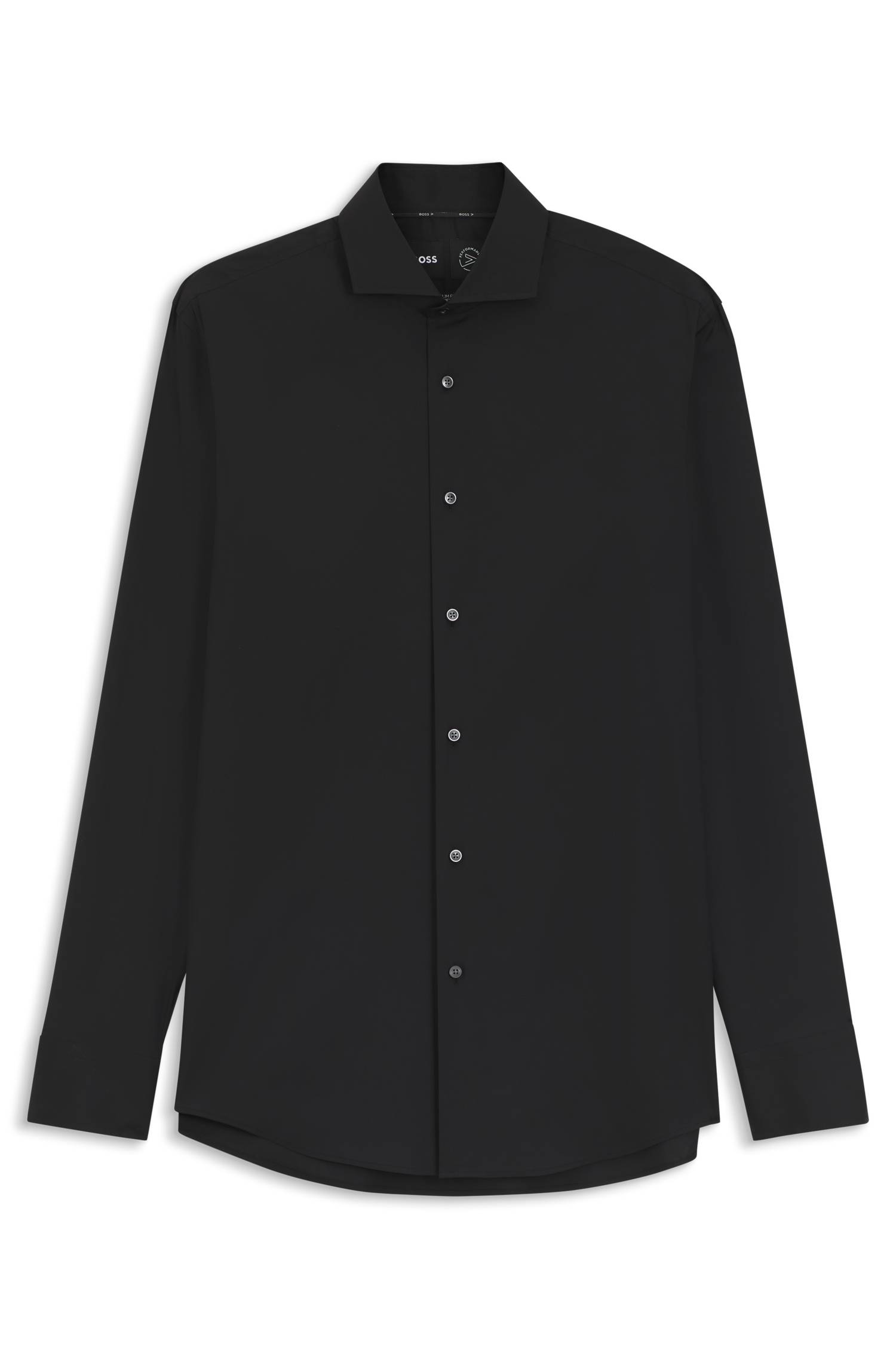 Boss Slim-fit shirt in easy-iron cotton-blend poplin skjortor & blusar herr – bild 4