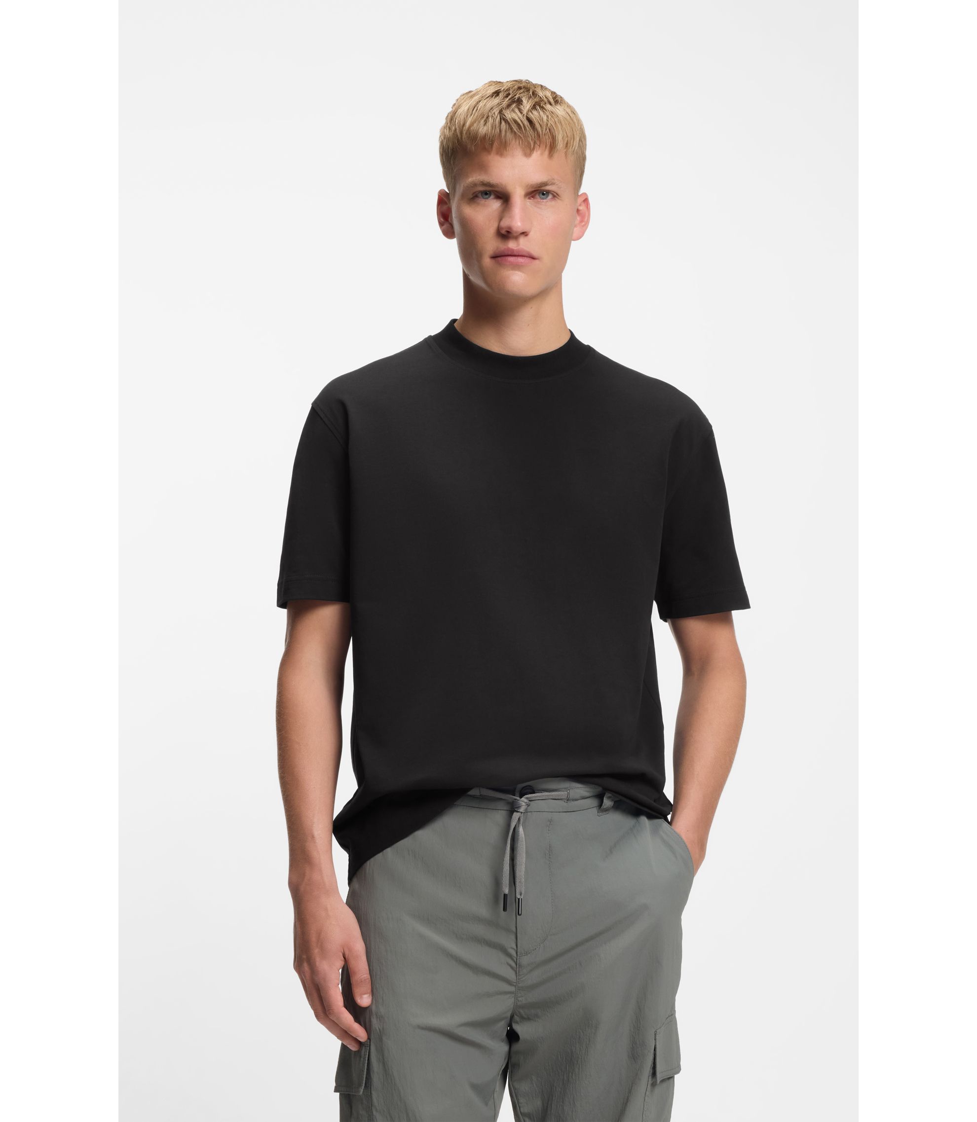 Oversized T-Shirt aus Baumwoll-Jersey