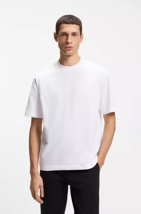 Oversized-fit T-shirt in cotton jersey