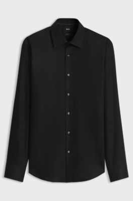 Regular-fit shirt, Black
