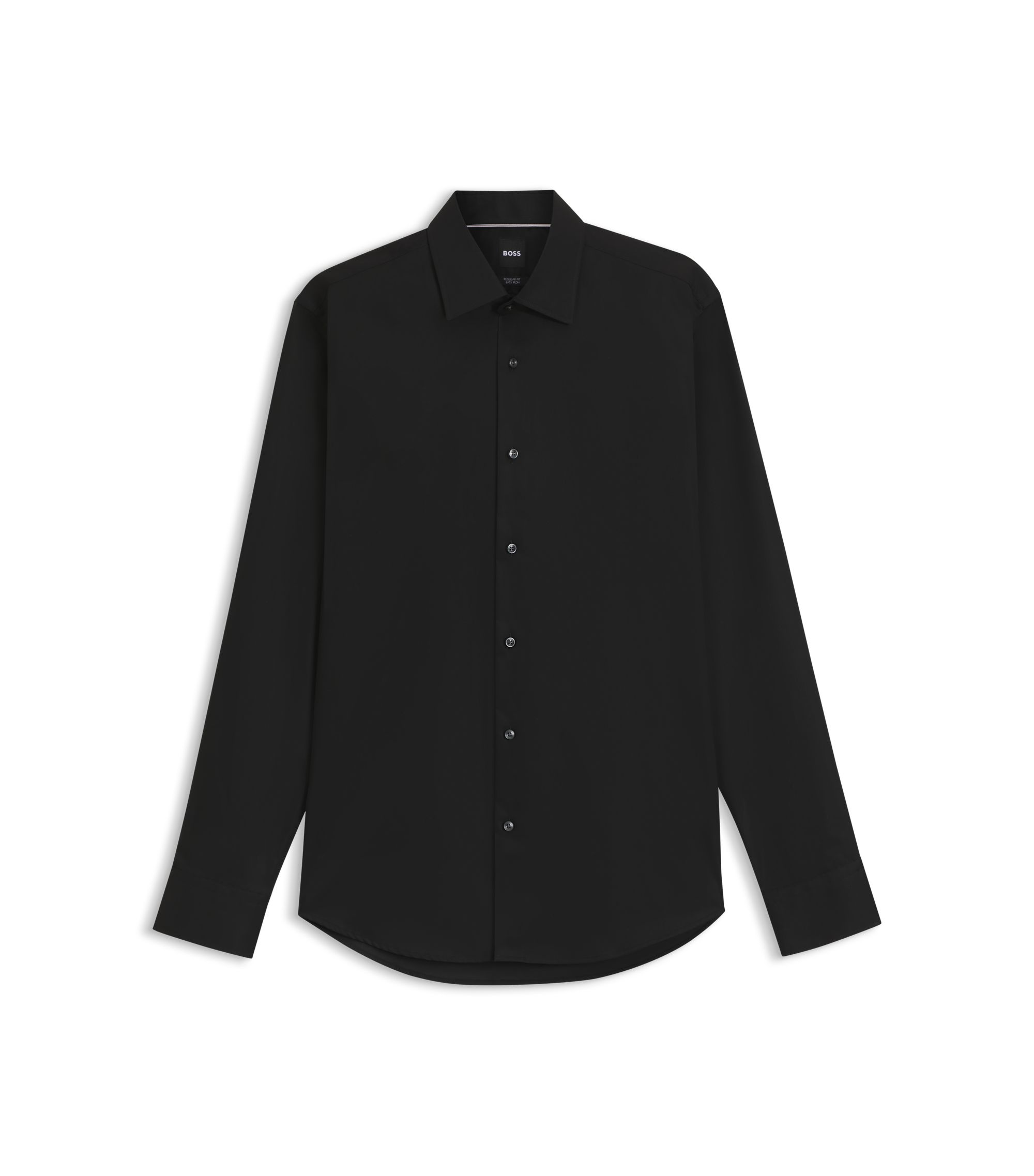 Black Shirt, Sand Trousers
