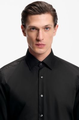 Regular-fit shirt, Black