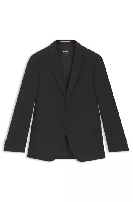 Slim-fit jacket in stretch wool