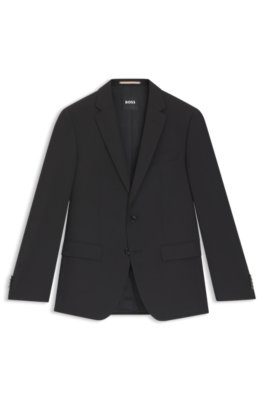 Slim-fit jacket in stretch wool