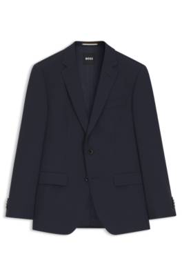 Slim-fit jacket in stretch wool 4