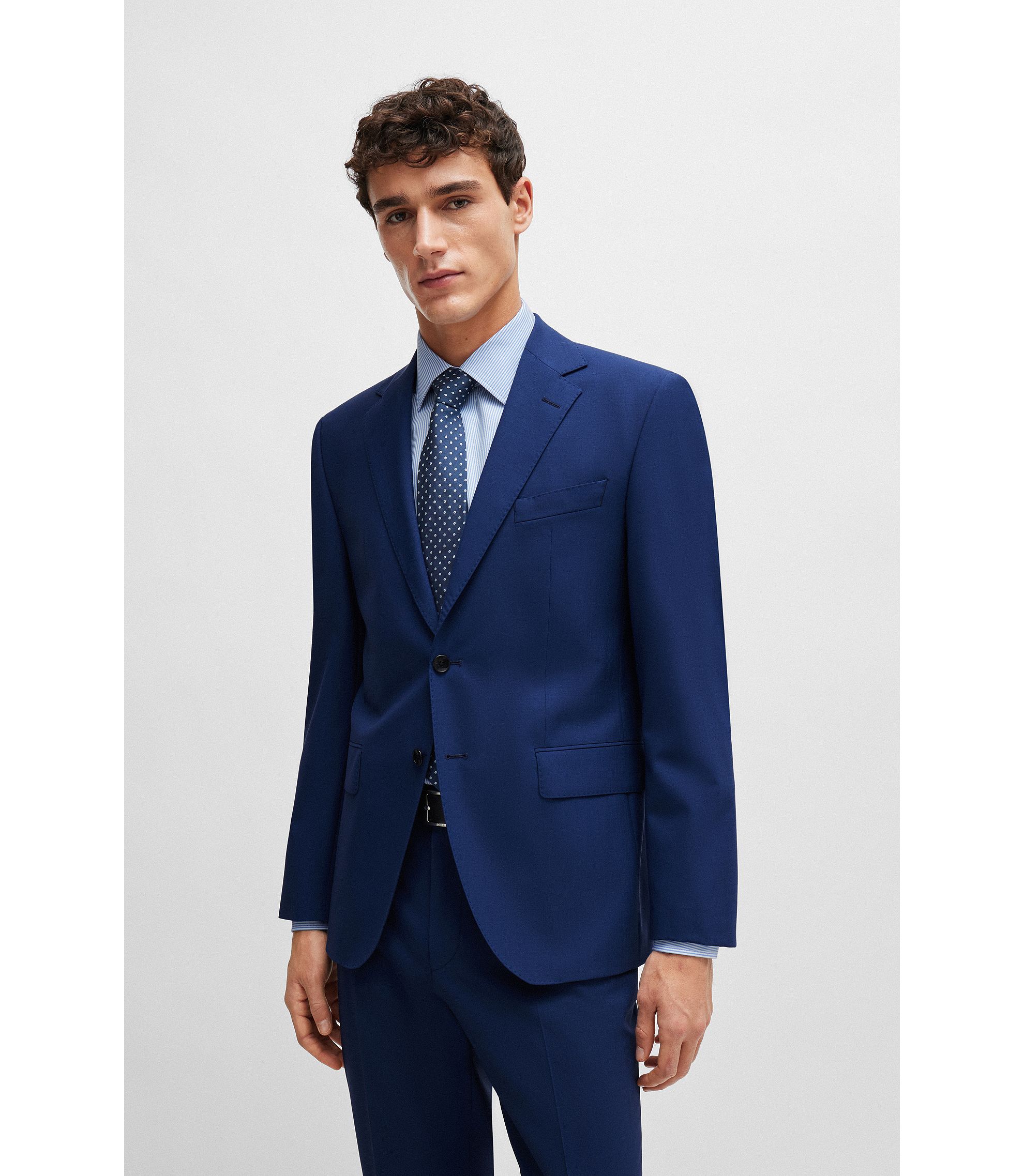 BOSS - レギュラーフィット スーツジャケット ストレッチ BOSS - レギュラーフィット スーツジャケット ストレッチ