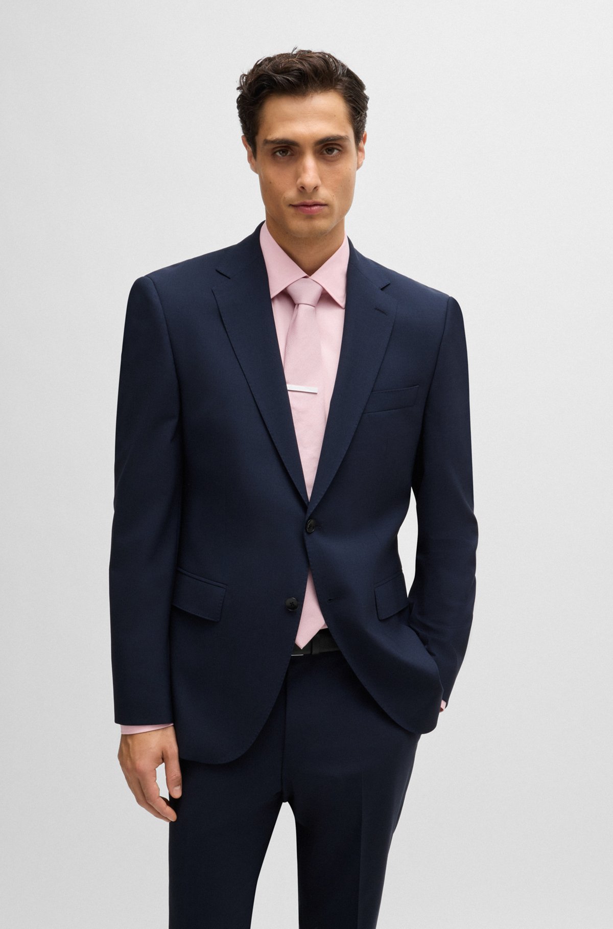 BOSS - レギュラーフィット スーツジャケット ストレッチ BOSS - レギュラーフィット スーツジャケット ストレッチ