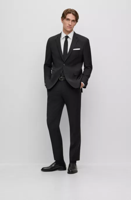 Single-breasted jacket in a wool blend