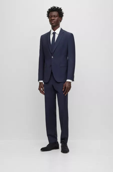 Single-breasted jacket in a wool blend