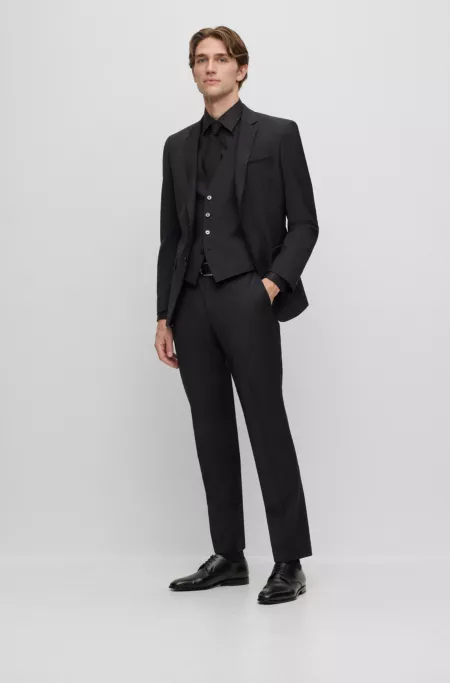 Formal trousers in a wool blend