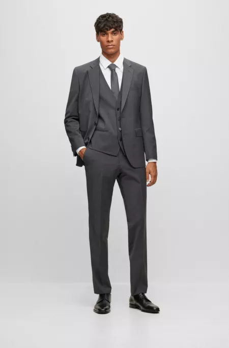 Formal trousers in a wool blend