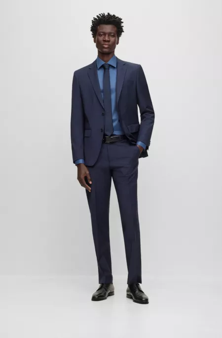 Formal trousers in a wool blend