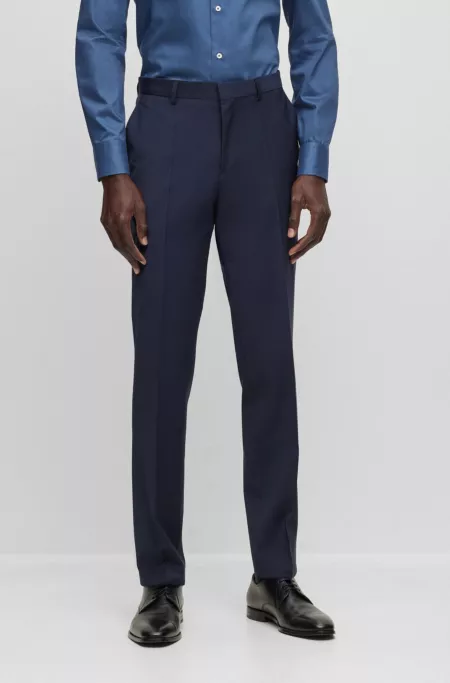Formal trousers in a wool blend
