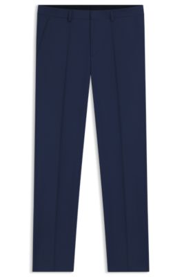Formal trousers in a wool blend, Light Blue
