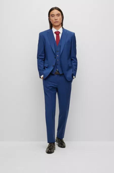 Formal trousers in a wool blend