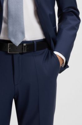 Formal trousers in a wool blend, Light Blue