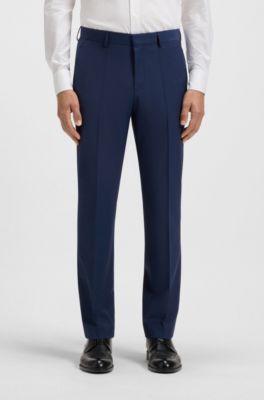 Formal trousers in a wool blend, Light Blue