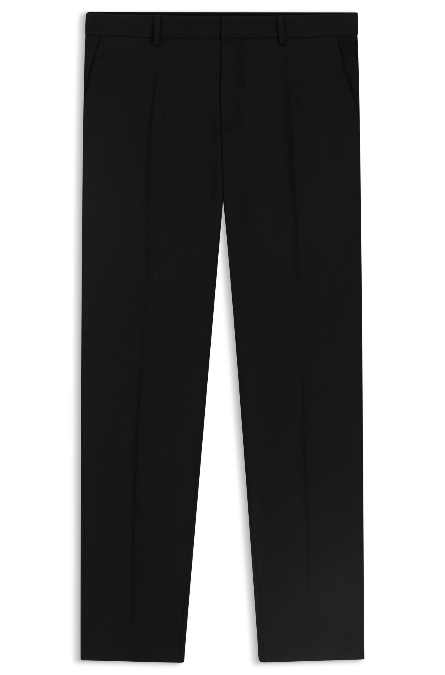 Boss Slim-fit trousers in stretch wool byxor herr – bild 4