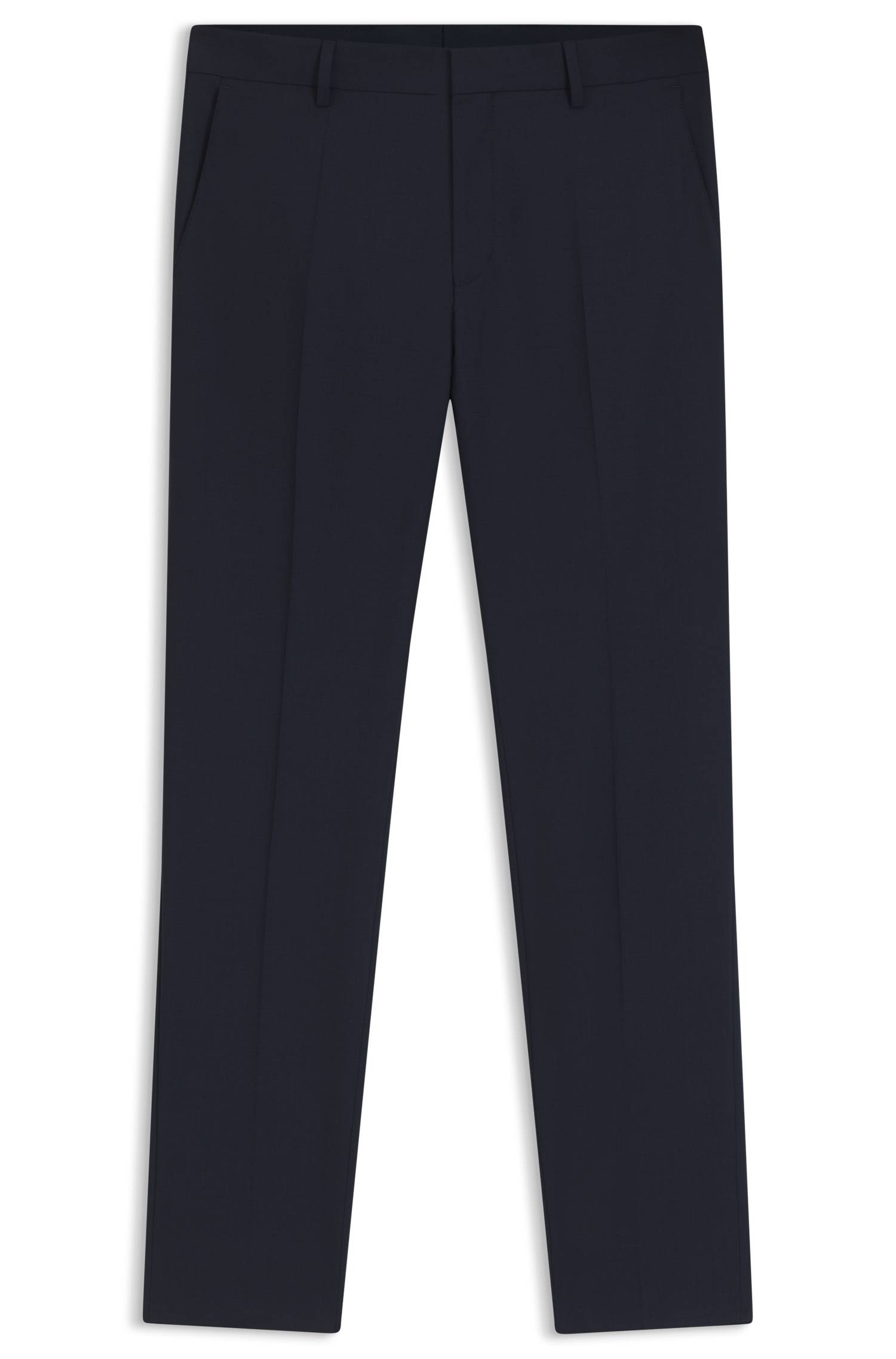 Boss Slim-fit trousers in stretch wool byxor herr – bild 4