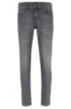 Slim-fit jeans van comfortabel grijs stretchdenim, Grijs