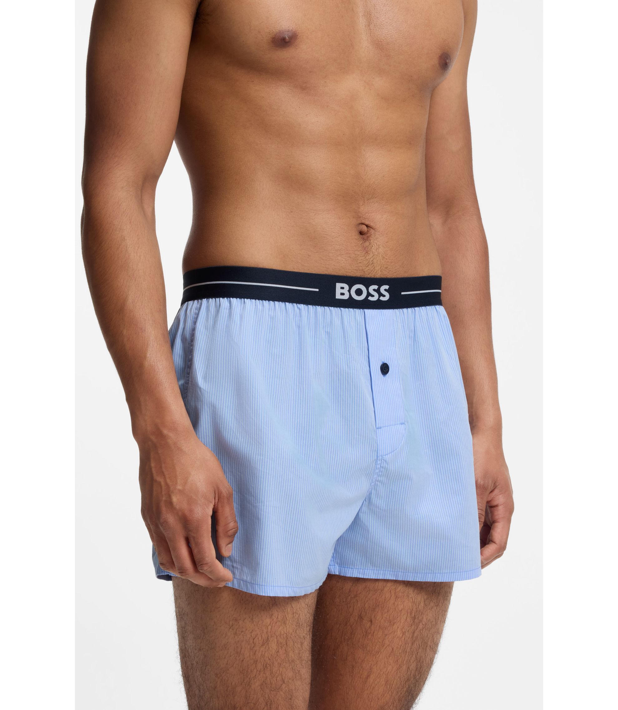 Ensemble pyjama short 2 pièces Modavista bleu femme grande taille | La