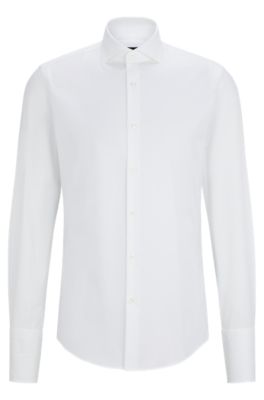 Chemise bouton de manchette hugo boss hot sale