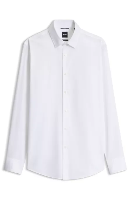 Slim-fit cotton shirt