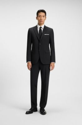 Chemise Slim en coton structur&eacute; haute performance, Blanc