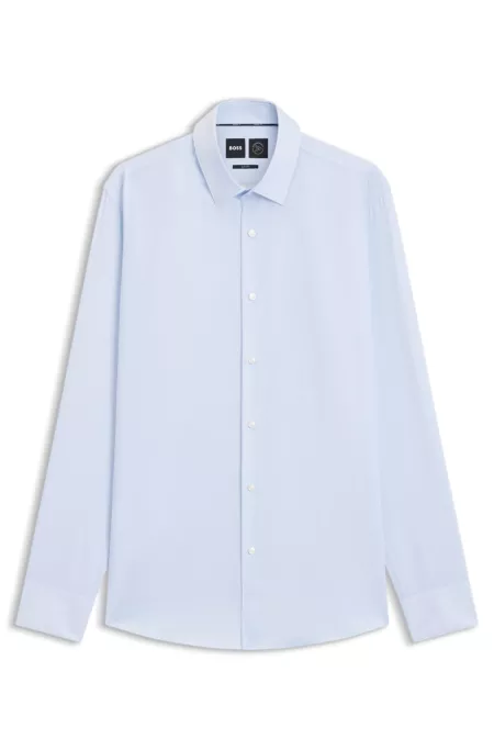 Slim-fit cotton shirt