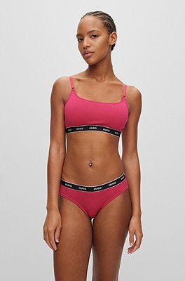 HUGO - Two-pack of bralettes in stretch modal