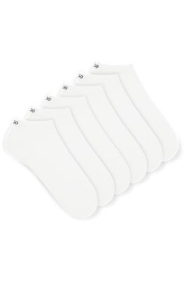 HUGO Sixpack of anklelength socks with logo details