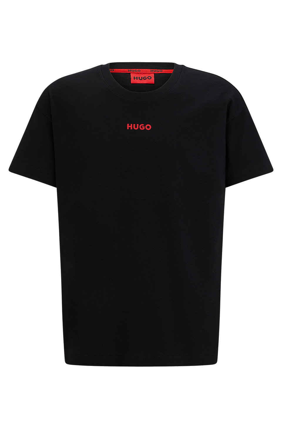 HUGO BOSS Uomo Abbigliamento Intimo Magliette intime T-shirt del pigiama relaxed fit in cotone elasticizzato con logo 