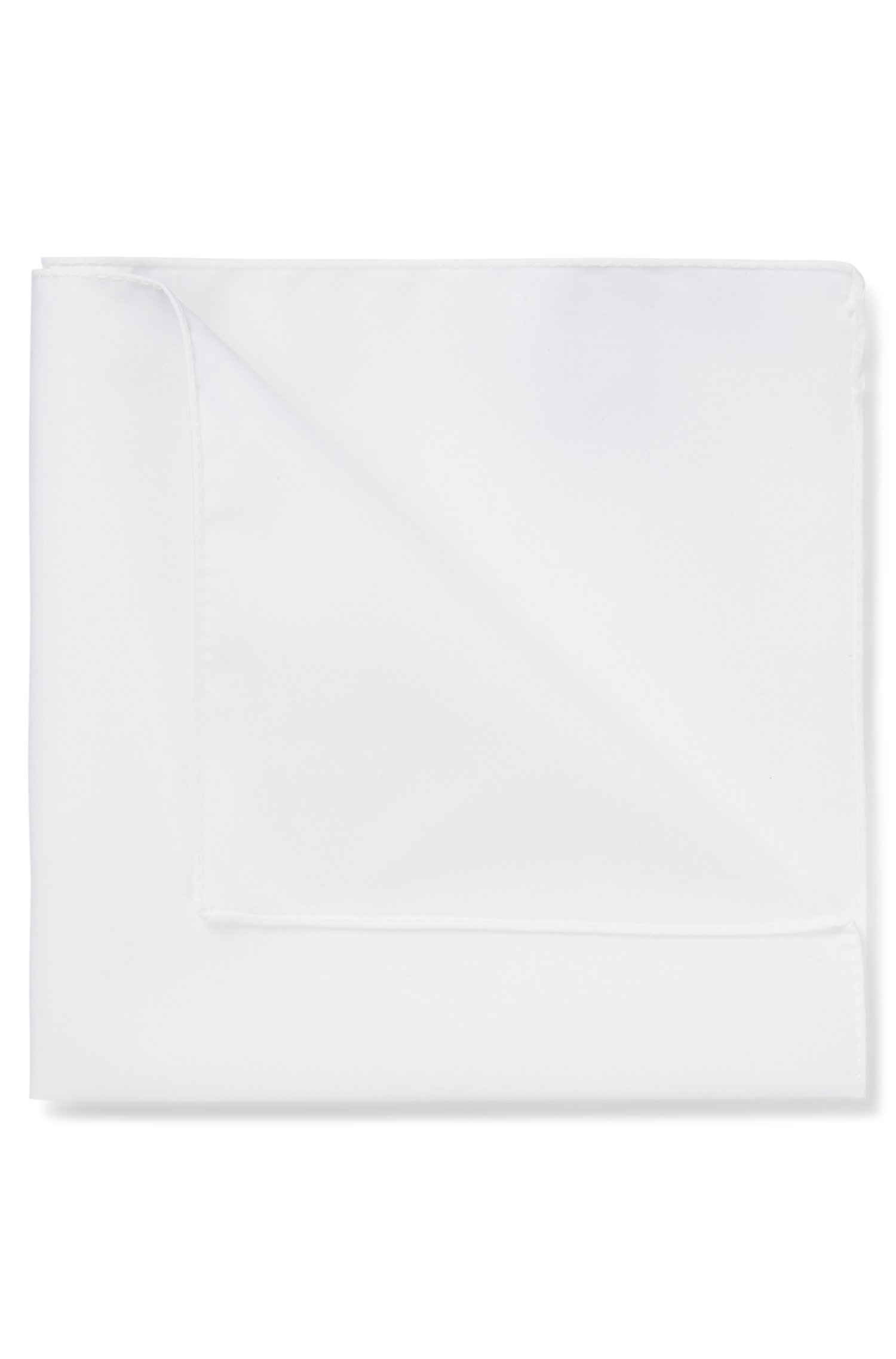 Boss Italian-made pocket square in easy-iron cotton manschettknappar & slipsnålar herr