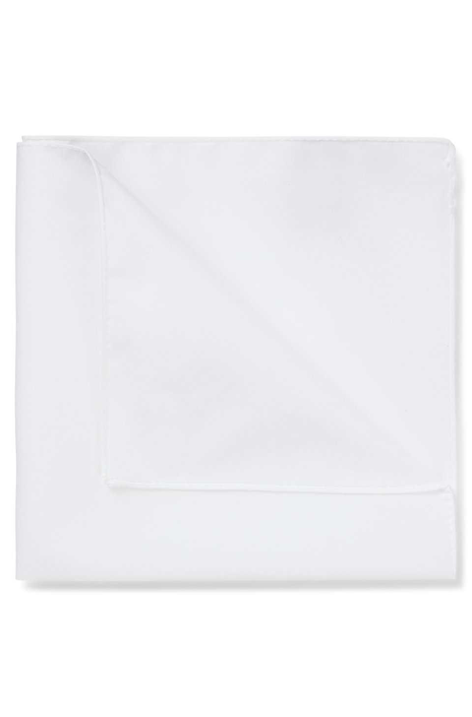 Italian-made pocket square in easy-iron cotton