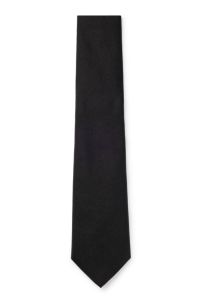 Corbata formal en jacquard de seda, Negro