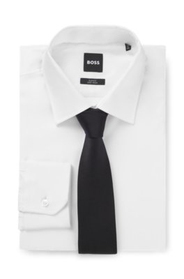 Boss Formal tie in silk jacquard slipsar herr – bild 2