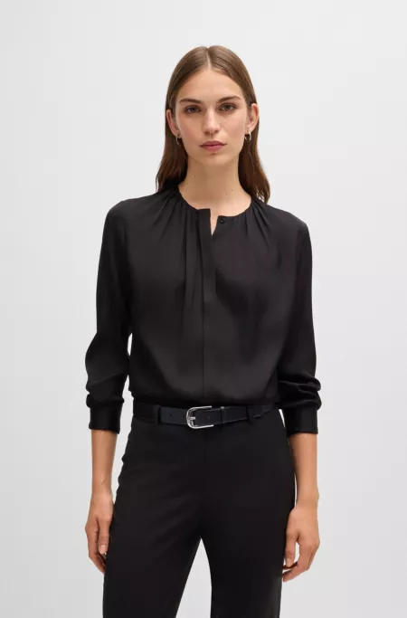 Ceinture en cuir italien avec boucle logo