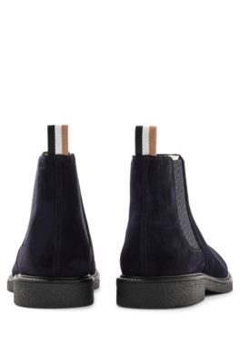 hugo boss chelsea boots suede