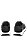 HUGO 雨果堆叠徽标图案和麂皮装饰混搭风运动鞋,  001_Black