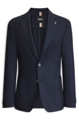 Slim-fit blazer, Dark Blue