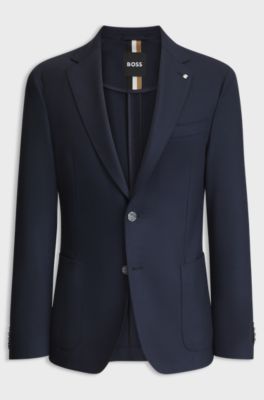 Slim-fit blazer, Dark Blue