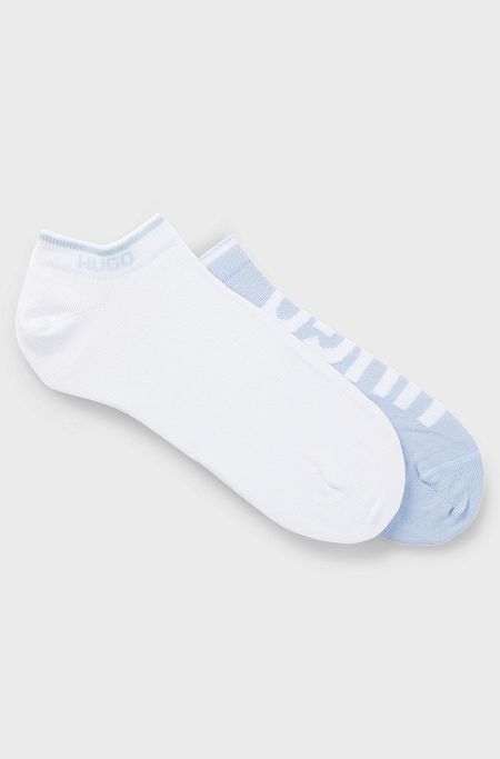 Two-pack of ankle socks with logo details, Assorted-Pre-Pack