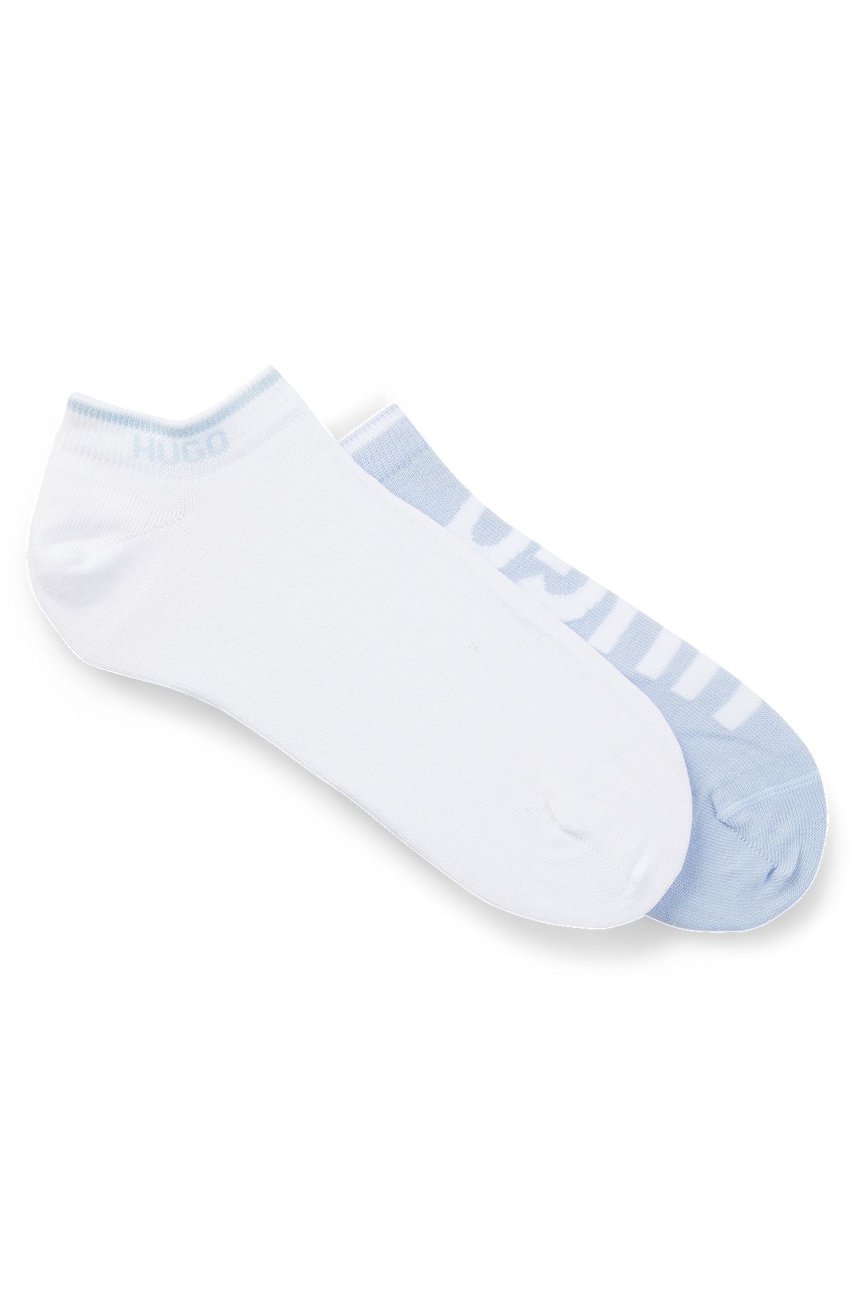 Two-pack of ankle socks with logo details, Assorted-Pre-Pack